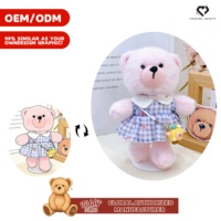 Teddy ISLAND - Licence Globale - Ours en Peluche de 17 cm avec Vêtements de Dessin Animé et Autres Accessoires pour Vêtements d'Enfants