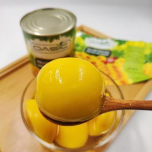 Pêches jaunes en conserve, demi-pêches en sirop léger, marque OEM, délicieuses et populaires, 820g - Product Image 3