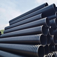Tubería de Drenaje de HDPE Reforzada con Cinta de Acero de Grado Industrial para Sistemas de Gestión de Aguas Residuales y Pluviales