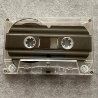 Cassette audio vierge transparente en gros, haute fidélité, pour l'enregistrement, l'enseignement, la musique rétro, l'étude à domicile, personnalisable