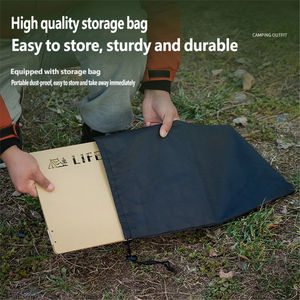 Fournisseur d'usine, plaque de cuisson portable, pare-vent, 3 pièces, 4 pièces, pare-brise pliable en fer, réchaud de camping en plein air - Product Image 5