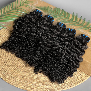 Offre Spéciale – Lots de <span class=keywords><strong>Cheveux</strong></span> Humains Bouclés Birmans 12A, <span class=keywords><strong>Cheveux</strong></span> Indiens Bruts, Cuticules Alignées, <span class=keywords><strong>Cheveux</strong></span> Vierges Birmans Bouclés pour Femmes Noires - Product Image 2