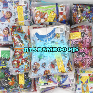 بيجامات من الخيزران الغامض ، طقم بيجامات أطفال بناتي ناعمة بأكمام طويلة ، طقم بيجامة - Product Image 1