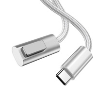 Kabel Pengisian Daya Magnetik Tipe-C untuk MacBook-5.9ft dengan Pelindung Anyaman Berbahan Aluminium Alloy, Pengisian Cepat 5A 20V 60W-100W