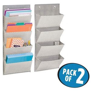Organisateur de fichiers mural en zigzag personnalisé en usine, lot de 2 - Product Image 2