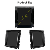 Estéreo de coche Android CARUPEZ de 9,7 pulgadas para Cadillac Escalade SLS 2007-2014 navegación Vertical estilo Tesla GPS DSP 1 año de garantía