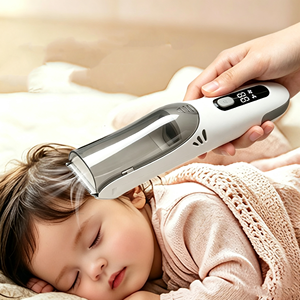 Tagliacapelli Elettrico Senza Fili per Bambini con Display LCD, Lame in Ceramica, Impermeabile IPX7, Batteria Ricaricabile da 600mAh, per Uso Domestico - Product Image 1