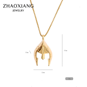 Colgantes para Casco, Collares para Hombre y Mujer, Chapados en Oro/Rosado/Negro, Joyería de Acero Inoxidable, Estilo Vikingo, Acier Inoxydable, Bijoux - Product Image 6