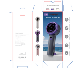 Rechargeable portable foldable handheld <b>fan</b> high-speed pocket <b>fan</b> outdoor portable desktop <b>fan</b> - Product Image 5