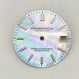 นาฬิกา NH35 หน้าปัดมุกใหม่ ประดับเพชร ขนาด 28.5 มม. กันน้ำ พร้อมฟังก์ชั่นปฏิทิน - Product Image 2