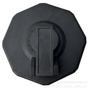 Bouchon de réservoir de carburant JAC 5.9 6.6 en alliage d'aluminium noir verrouillable pour accessoires de camion - Product Image 2