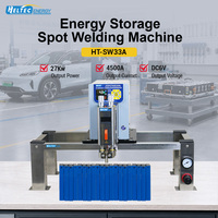 Machine de soudage pneumatique 27KW 42KW pour cellules de batterie à stockage d'énergie, soudeuse par points DIY pour batteries lithium-ion