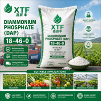Pupuk Diammonium Fosfat DAP 18-46-0 CAS 7783-28-0 Kelas Pertanian Granular Nutrisi Fosfor Grosir Pabrik