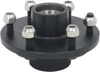 Nouvelle réduction : Kit de moyeu de remorque de 5,5 pouces et axe carré à 84 brins avec une charge utile maximale de 6000 lb, fabriqué par Trailer Parts Factory