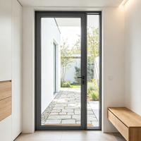 Puerta Abatible de Aluminio con Aislamiento Térmico, Impermeable, Hermética y Anti-UV, de Alta Gama para Viviendas