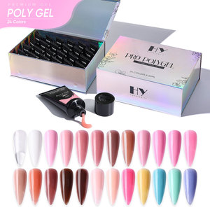 Hanyi Professional 24-Color <span class=keywords><strong>Organic</strong></span> UV/LED Tap Hybrid Acrylic Gel Nail Art <span class=keywords><strong>Kit</strong></span> Luxury Private Label <span class=keywords><strong>para</strong></span> Nail Salons Designer - Product Image 3