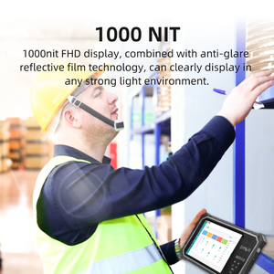 Hugerock R80 1000 Nit Công Nghiệp Cao-Pin Công Suất IP67 Không Thấm Nước NFC 1D/2D Máy Quét Mã Vạch 8 Inch <span class=keywords><strong>Android</strong></span> Gồ Ghề Máy Tính Bảng PC - Product Image 3