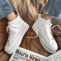 Chaussures de sport à plateforme pour hommes, semelle extérieure épaisse à lacets, semelle souple, mode 2022