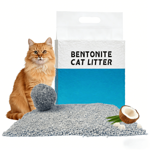 Kattenbakvulling Bentonite Pellets Stofvrij Gekruist Biologisch afbreekbaar Klei Kattenbakvulling Bulkverpakking Schone Kattenbakvulling - Product Image 2