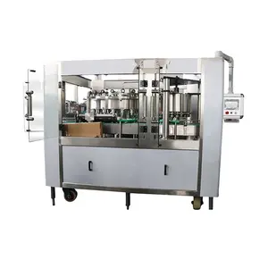 Fully Automatic Manufactured Wholesale Beverage Fruit Juice Hot Filling Machine for Aluminium Can