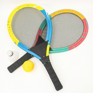 Tùy Chỉnh Ngoài Trời Trò Chơi Thể Thao Đồ Chơi Cho Trẻ Em Cầu Lông & Vợt Tennis Chơi Set 2 Pcs Vợt & Hai Quả Bóng Được Thiết Kế Cho Hoạt Động Vui Vẻ - Product Image 5