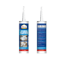 Unibond-sellador de silicona para cocina y baño, removedor de azulejos de mármol, 300ml, alta resistencia a la corrosión, MSDS