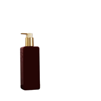Bouteille d'emballage en plastique de vente chaude soins de la peau vide personnalisé 150ml 200ml 300ml 500ml bouteilles de pompe de lotion pour le corps carrées en PET