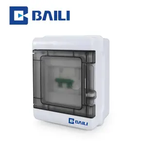 BAILI FS-4Way IP65 Waterproof dustproof Outdoor Circuit breaker low voltage plastic MCB box enclosure Distribution box
