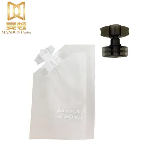 Plastik kozmetik ambalaj krem vakıf çantası için 2.5mm üst büküm mantar Mini emzik