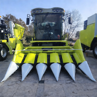 Promotion : Moissonneuse-batteuse à maïs sur roues à 5 rangs, haute productivité, avec moteur et autopropulsion, pour la récolte des épis de maïs