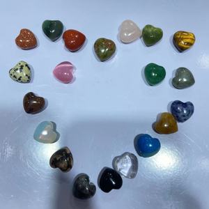 Crystal Mini Heart Natural Stone Mini Heart Healing Stones Craft Gemstones <b>Gifts</b> Crystal Mini Heart - Product Image 4