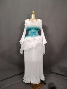 Abito Lungo Casual Elegante Stile Plissettato Originale Sheen, Taglie Forti, Alta Moda Autunnale per Signore Distinte - Product Image 6