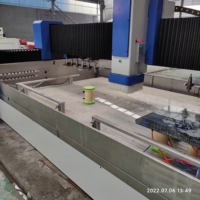 Máquina CNC HMI para el procesamiento de vidrio: fresado, taladrado y rectificado con motor PLC de 11KW y husillo de 0-12000rpm, totalmente funcional.