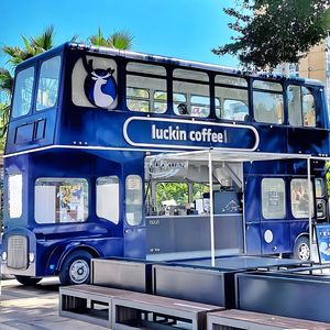 Nuevo Camión de Comida Tipo Autobús con Cocina Completa, Carritos de Comida Móviles para Exteriores en Venta - Product Image 3