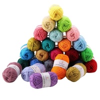 High Quality Dyed Soft Multicolor Hand Knitting 100% Polyester Yarn for Crochet Sweater
