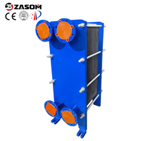 Échangeur de chaleur à plaques, économie d'énergie pour la récupération des eaux usées, acier inoxydable AISI316, 220V, 50gpm