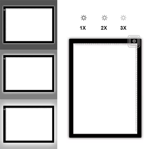 带电池绘图表的热发光二极管照明板专业超薄发光二极管灯垫跟踪板 - Product Image 4
