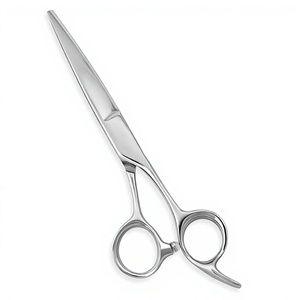 Ciseaux à cheveux professionnels en acier inoxydable CHAOBA, 6 pouces, ciseaux de barbier avec manche long pour la coupe et la finition des cheveux - Product Image 4