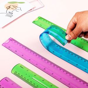 Reglas Flexibles Rectas de Plástico con Logotipo OEM de 10 cm, 15 cm, 20 cm y 30 cm para Material Escolar - Product Image 4