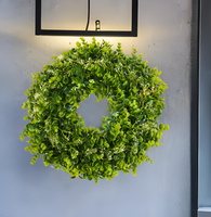 Vente en gros de guirlande suspendue de haute qualité, plante artificielle, herbe, fleur artificielle pour la décoration intérieure et extérieure de la maison et du jardin