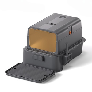 Caixa de Areia Inteligente Automática de Plástico Extragrande para Gatos com Autolimpeza, Controle de Odor, Antirrespingo e Grande Capacidade - Product Image 5