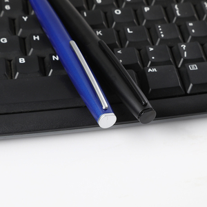 High Quality Luxury Hotel <strong>Pen</strong> All Black Matte <strong>Metal</strong> Laser Ball <strong>Pen</strong> with Custom logo - Product Image 4