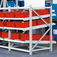 Étagère à flux de gravité pour cartons, système de stockage FIFO pour entrepôt