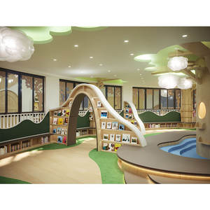 Diseño Único de Biblioteca <span class=keywords><strong>Infantil</strong></span> Comercial con Temática Forestal, Juego de Muebles de Madera con Estantería en Forma de Árbol, Ecológico, para Escuela o Sala de Estar - Product Image 3