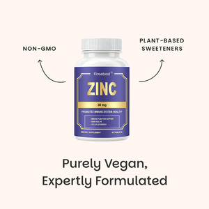 โรสเบสท์ ขายส่ง ยาเม็ดเสริมอาหารซิงค์ซิเตรตบริสุทธิ์ 30 มก. รสธรรมชาติและสีธรรมชาติ สำหรับเสริมภูมิคุ้มกันและสุขภาพผิว - Product Image 5