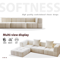 Juego de Sofás de Compresión China Master Furniture para Sala de Estar Muebles Empacados al Vacío Sofá Nube Comprimido Modular en Caja para el Hogar