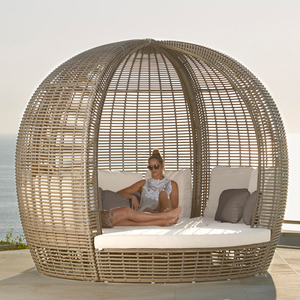 Set Divano <span class=keywords><strong>da</strong></span> <span class=keywords><strong>Giardino</strong></span> Moderno di Alta Qualità, Grande Letto <span class=keywords><strong>in</strong></span> <span class=keywords><strong>Rattan</strong></span> con Tavolo <span class=keywords><strong>da</strong></span> Spiaggia, Vendita Diretta dalla Fabbrica per Hotel - Product Image 3