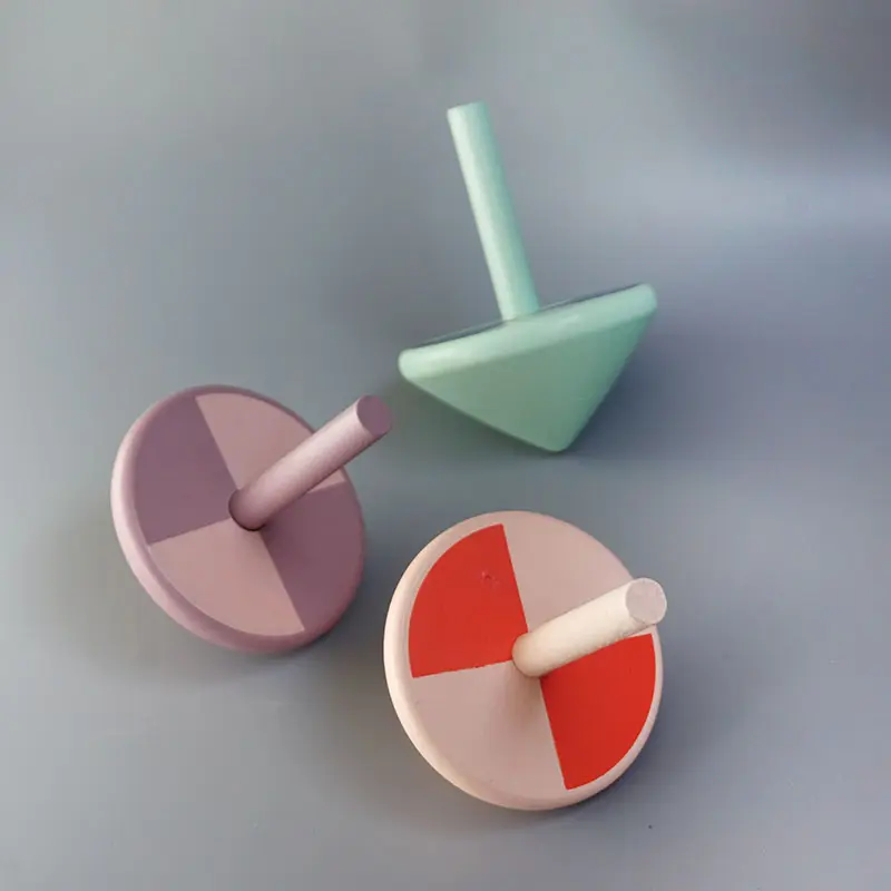 Деревянные гироскопические игрушки для детей и взрослых, снятие стресса, настольный спиннинг, развивающая игра