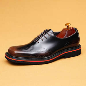 Chaussures habillées Oxford pour homme, style décontracté, en cuir, à enfiler, résistantes, adaptées à toutes les saisons, pour le bureau et la carrière, fabrication chinoise sur mesure - Product Image 5