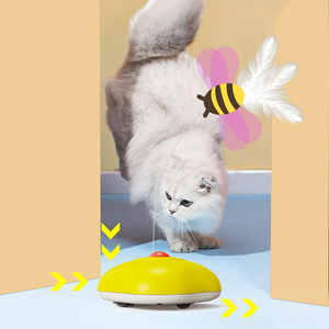 <span class=keywords><strong>Jouet</strong></span> pour chat en forme d'insecte simulé rechargeable par USB intelligent en gros pour soulager l'ennui des animaux de compagnie Fournitures pour animaux de compagnie - Product Image 4